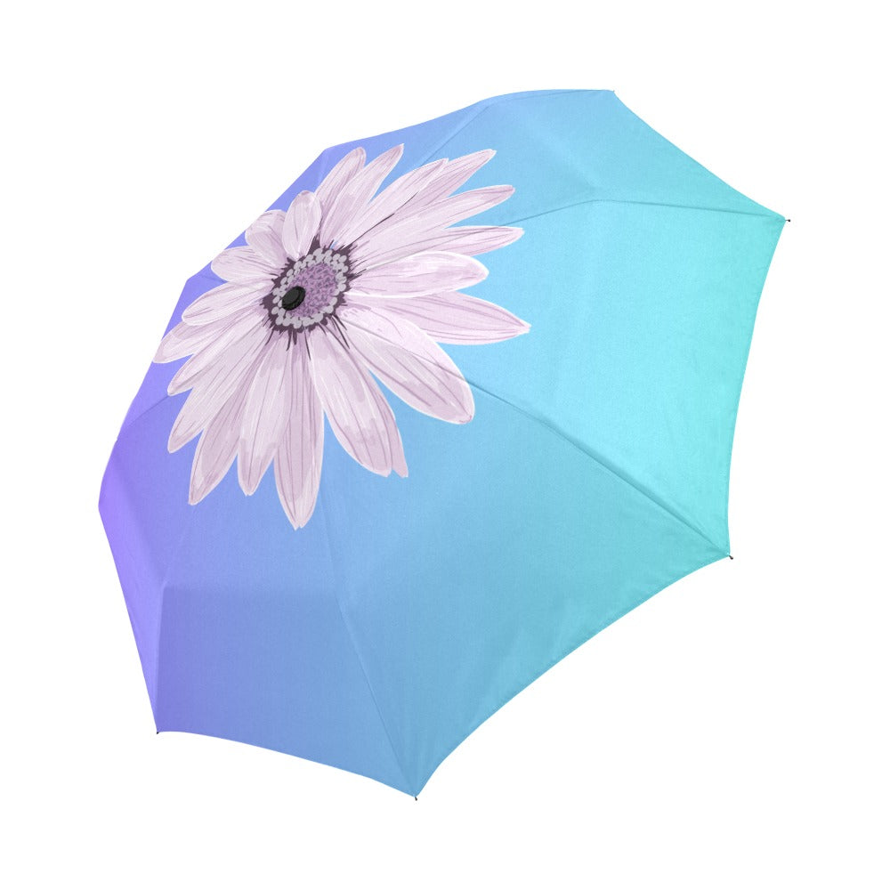 💜 Twilight Bloom | Teal & Violet Umbrella |The Legacy House