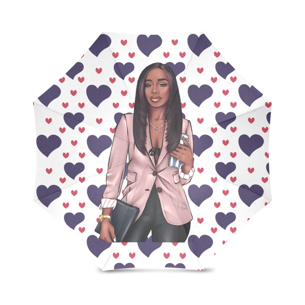 💕 Boss Babe Hearts Umbrella | Gracefully Bold Collection | The Legacy House