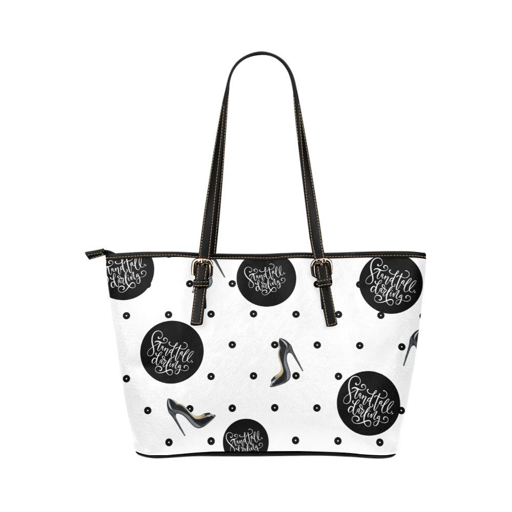 Stay Faithful, Darling | Large Leather Tote by The Legacy House