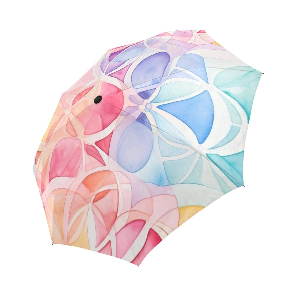 🎨 Whispers of Joy | Watercolor Mosaic Umbrella |The Legacy House