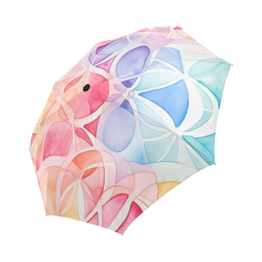 🎨 Whispers of Joy | Watercolor Mosaic Umbrella |The Legacy House