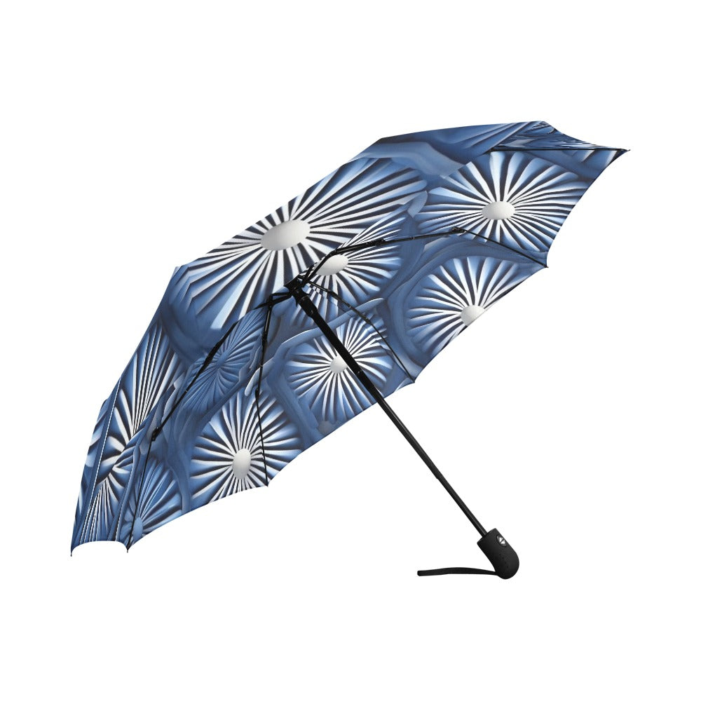 💙 Blue Radiance | Modern Geometry Umbrella | The Legacy House