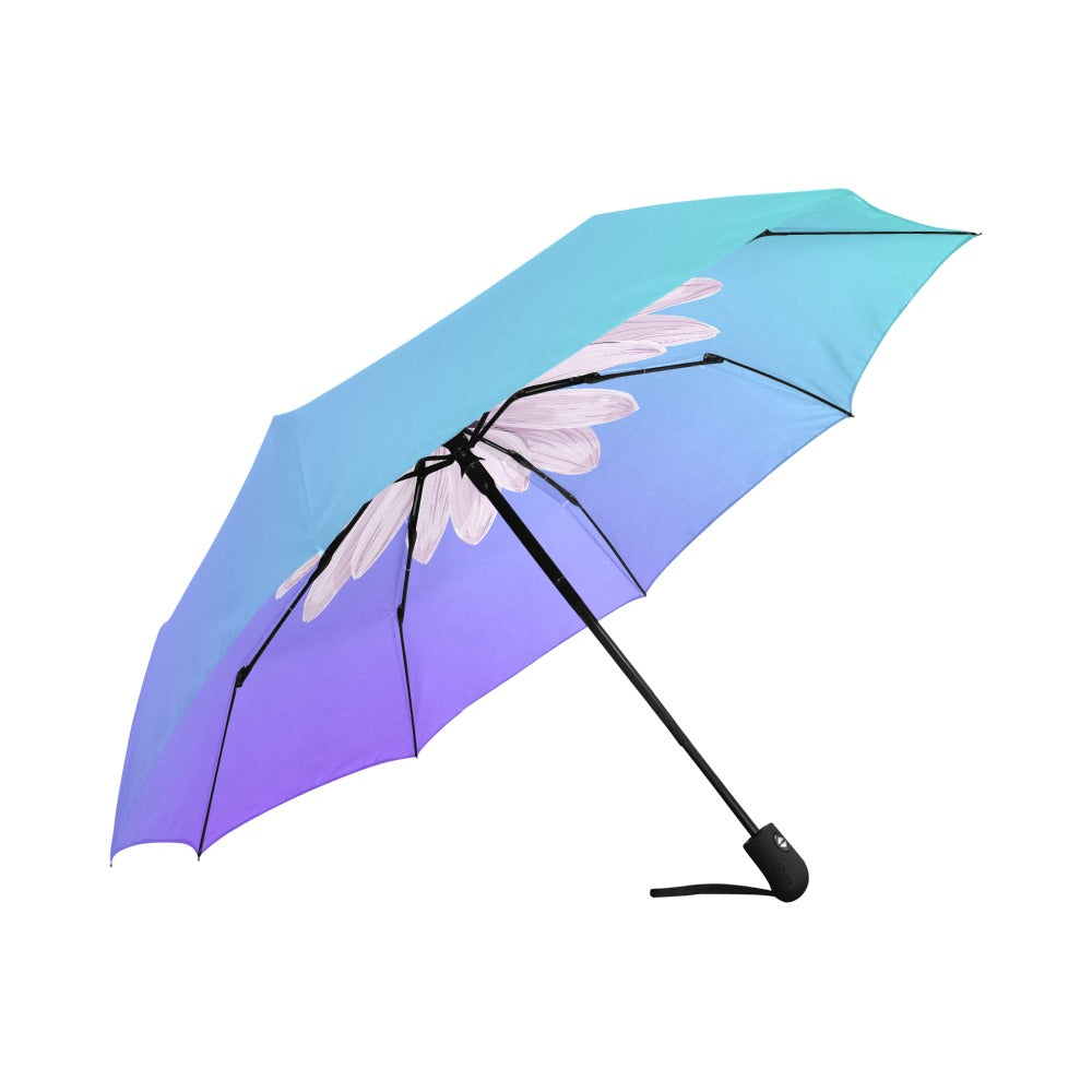 💜 Twilight Bloom | Teal & Violet Umbrella |The Legacy House