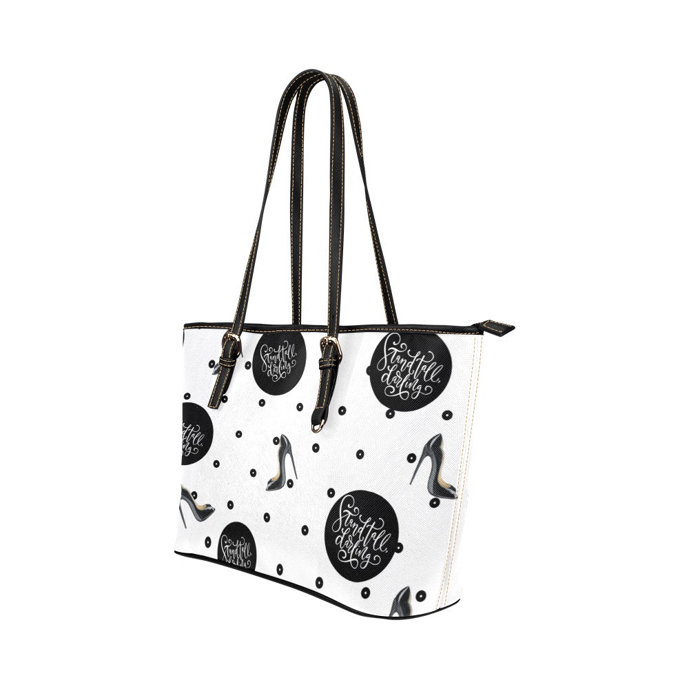 Stay Faithful, Darling | Large Leather Tote by The Legacy House