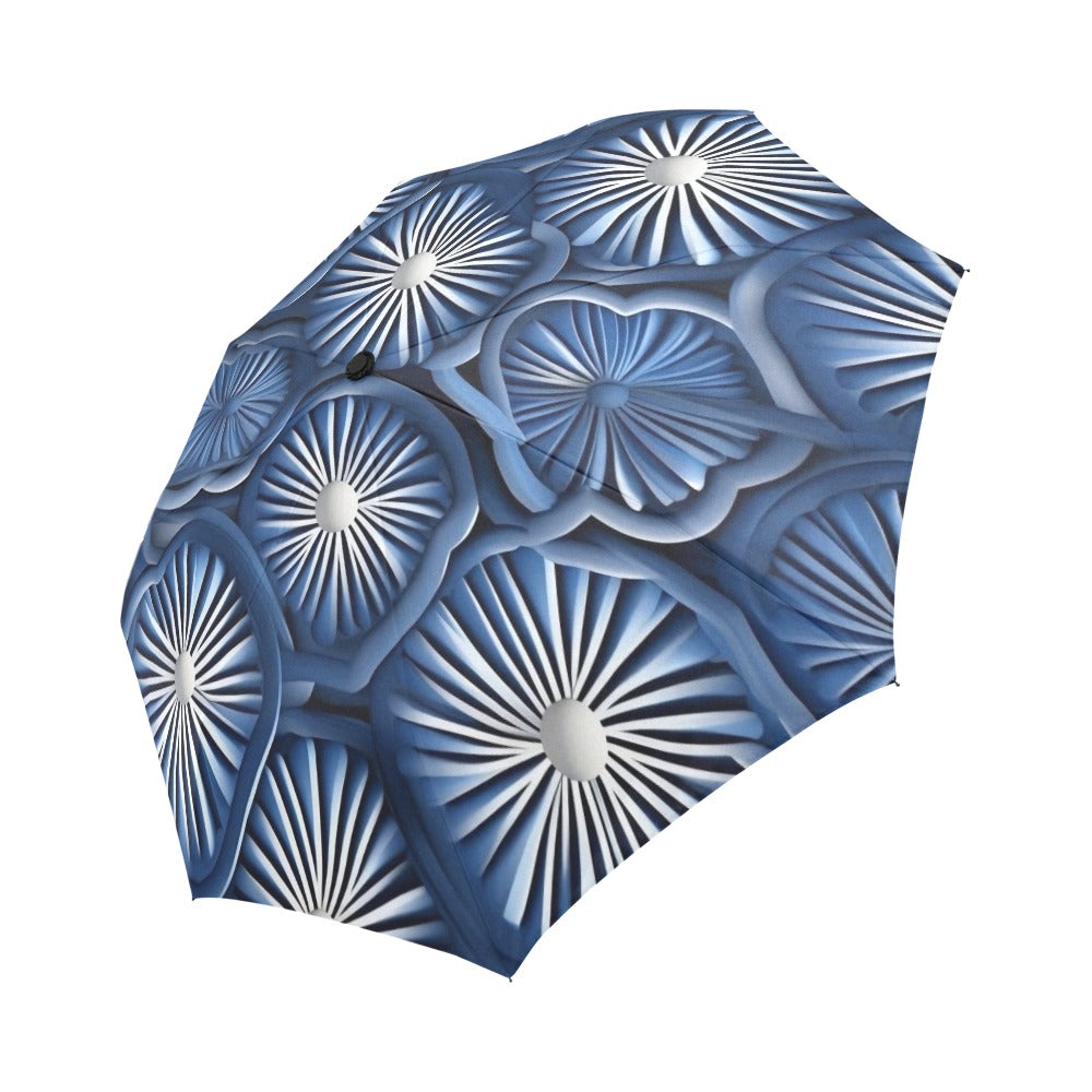 💙 Blue Radiance | Modern Geometry Umbrella | The Legacy House