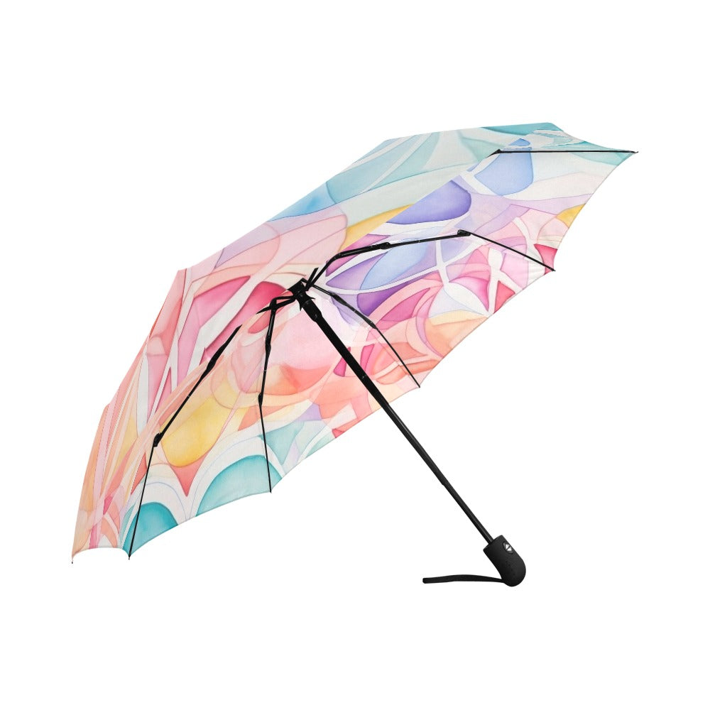 🎨 Whispers of Joy | Watercolor Mosaic Umbrella |The Legacy House