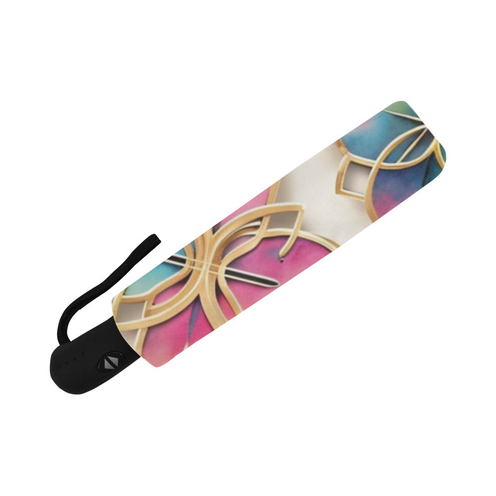 🌸 Grace in Bloom | Watercolor Gold Umbrella | The Legacy House